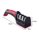 Afilador de cuchillos y tijeras 3 en 1 ? ¡Cuchillo y Pelapapa de Regalo